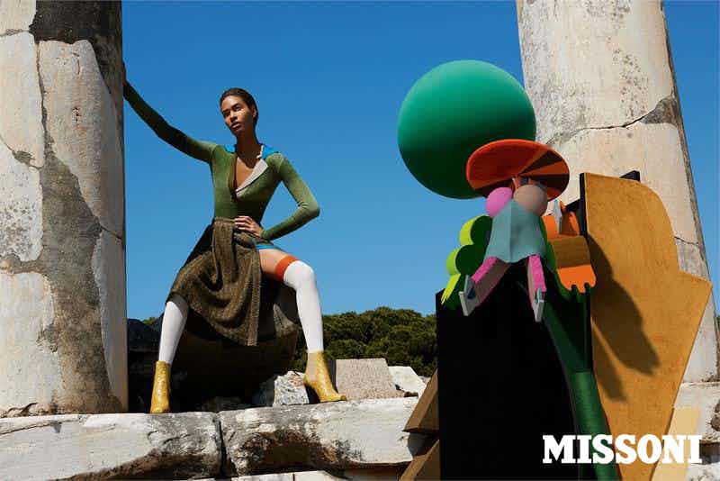 MISSONI - Women's F/W 2014
Photographer: Viviane Sassen
Model: Joan Smalls
Stylist: Vanessa Reid
Location: Ephes - Turkey