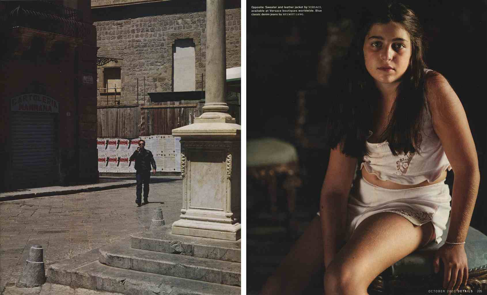 DETAILS - 2000
Photographer: Michael Tompson
Model: Joseph Fiennes
Stylist: Joe Zee
Location: Sicily - Italy