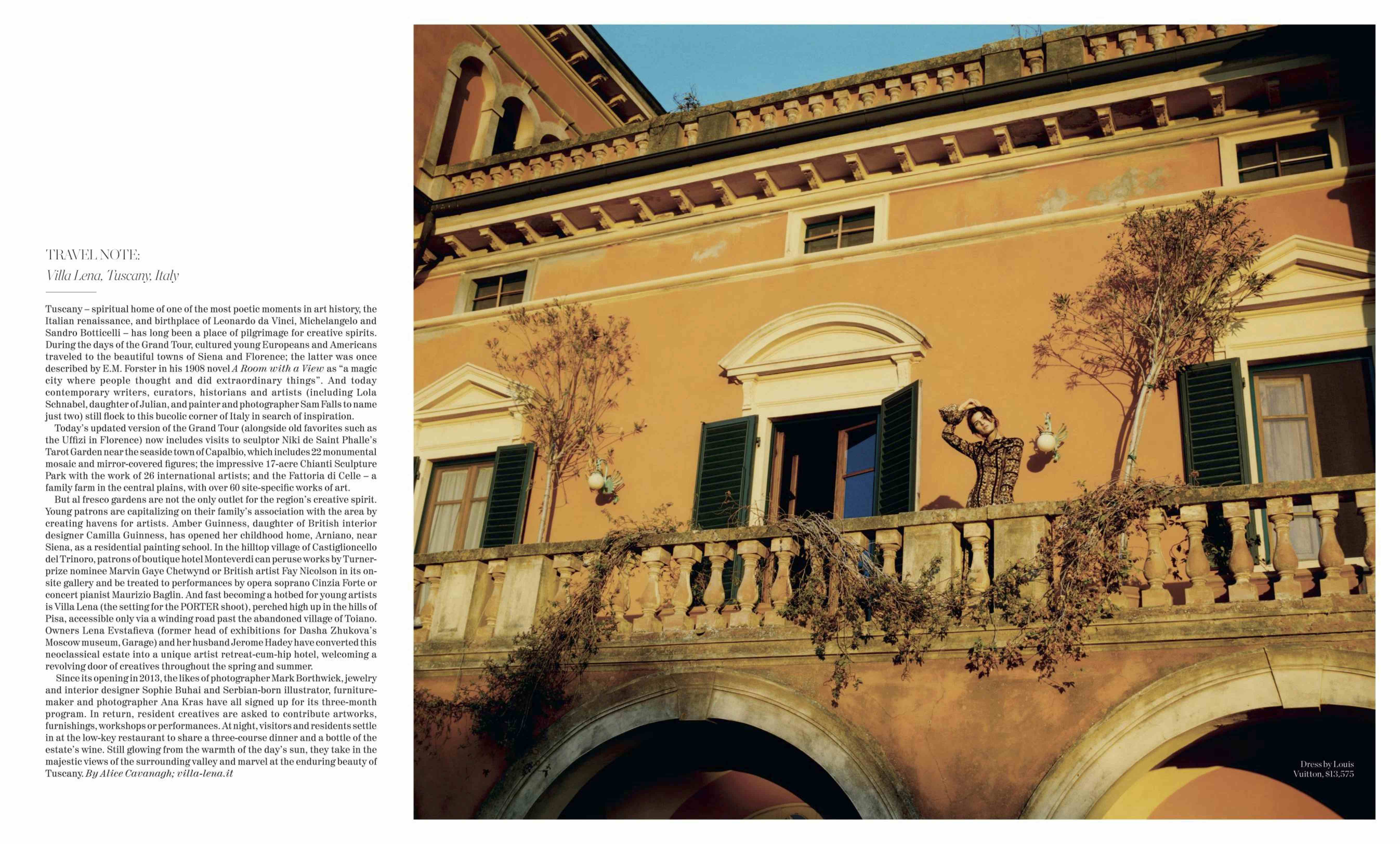 PORTER MAGAZINE - 2015
Photographer: Tom Craig
Model: Isabeli Fontana
Stylist: Cathy Kasterine
Location: Villa Lena - Italy