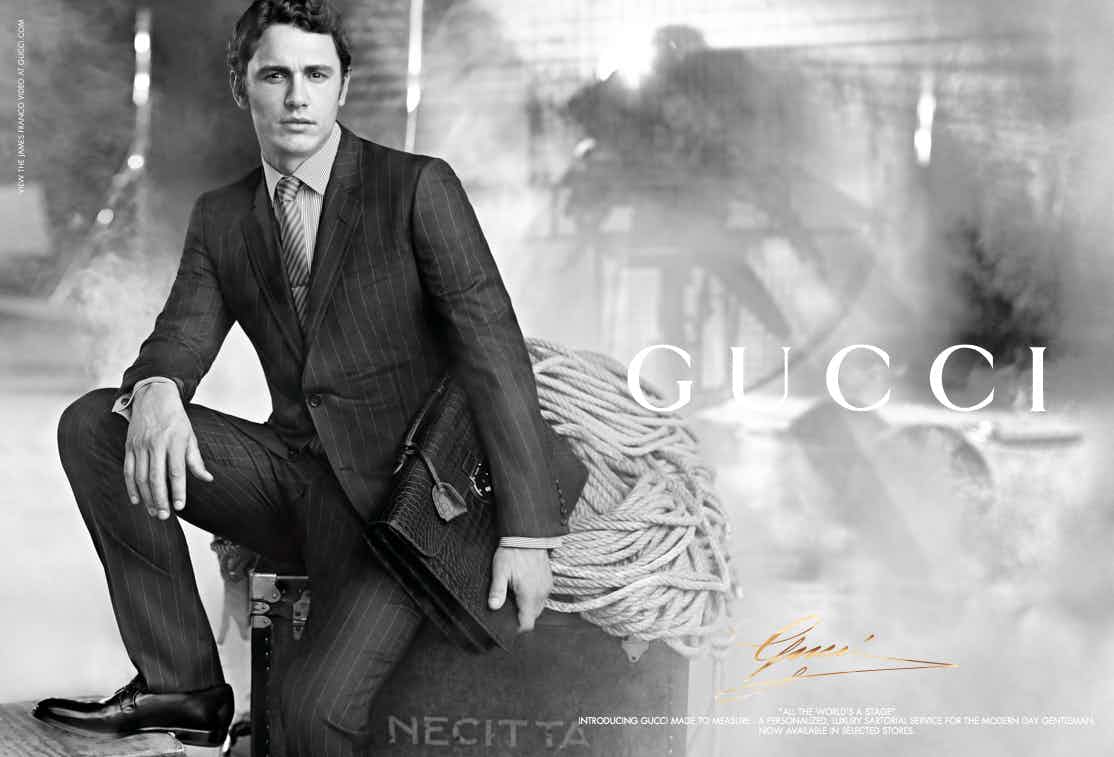 GUCCI - 2011
Photographer: Nathaniel Goldberg
Model: James Franco
Stylist: Melanie Ward
Location: Rome - Italy