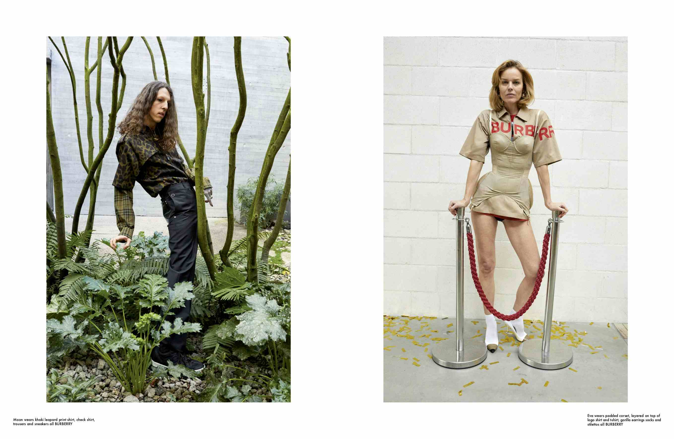 RE-EDITION - Burberry Special SS 2019
Photographer: Juergen Teller
Model: Eva Herzigová, Lily McMenamy, Riccardo Tisci, 
Location: London
