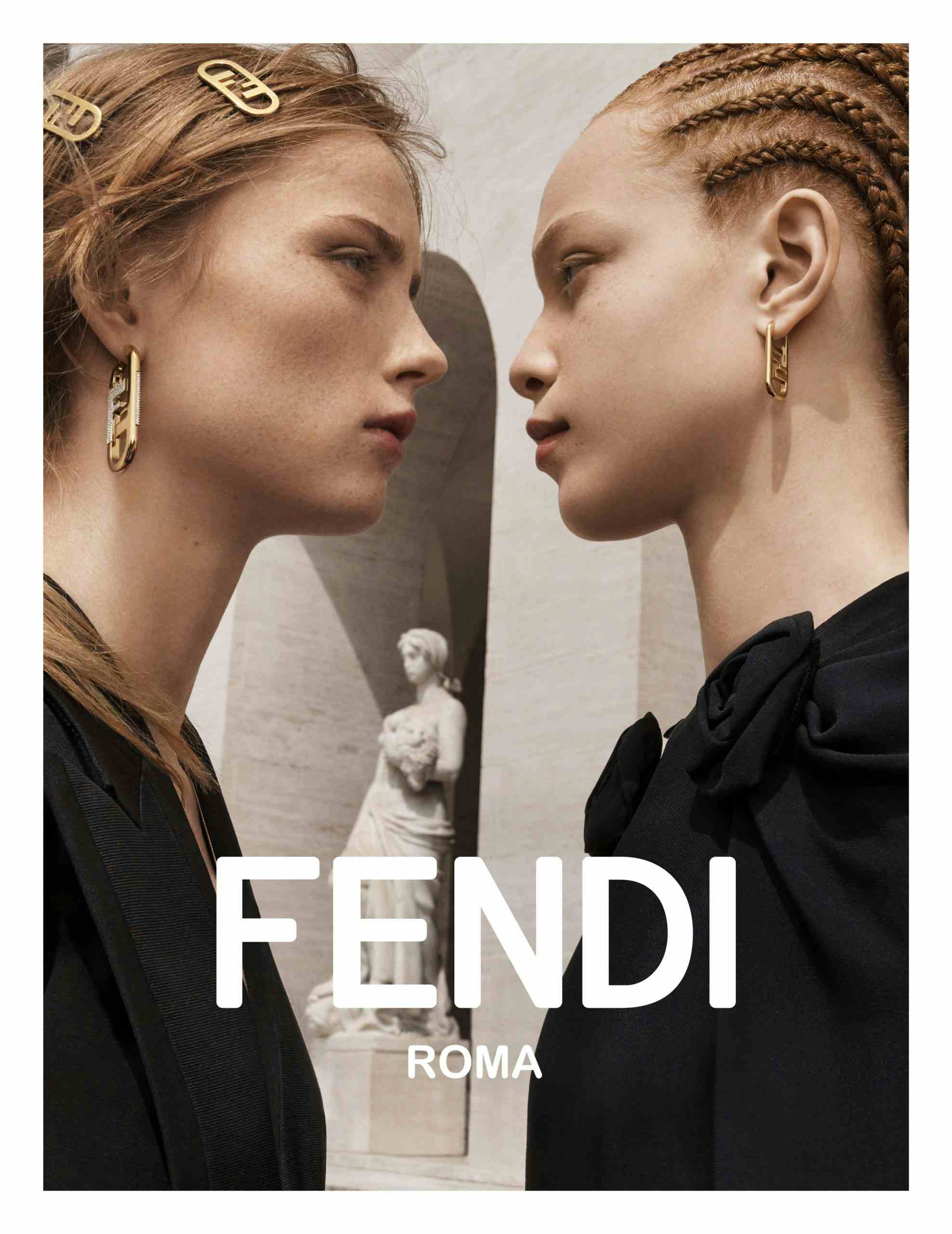 FENDI - FW21
Photographer: Craig McDean
Model: Rianne Van Rompaey, Malika Louback, He Cong, Tianna St Louis
Stylist: Melanie Ward
Location: Rome